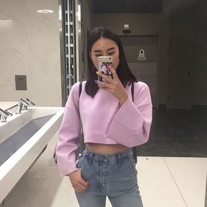 Cropped sweater
